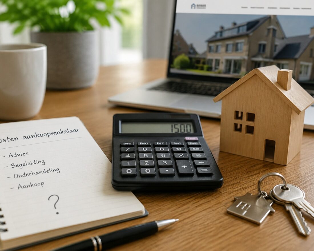 Stel bekijkt woning samen met aankoopmakelaar
