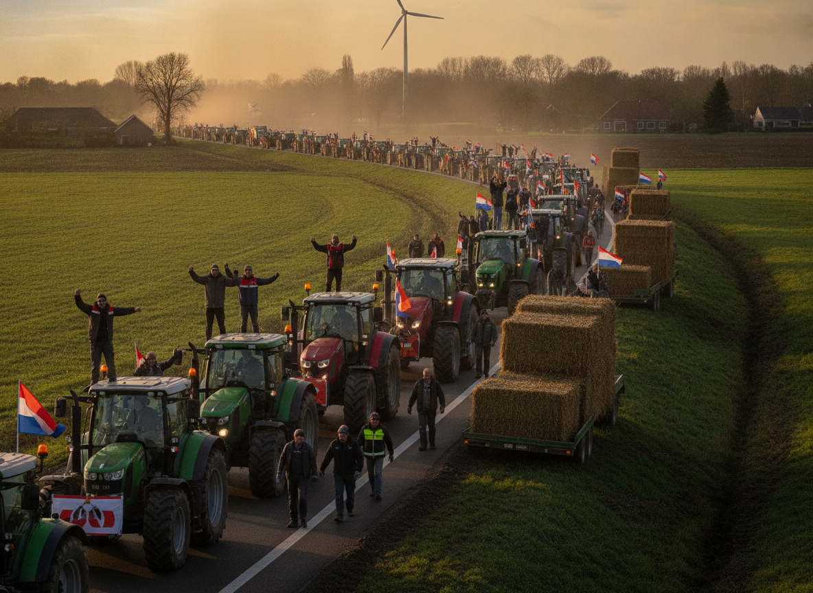 Boeren voeren landelijke protesten tegen stikstofplannen