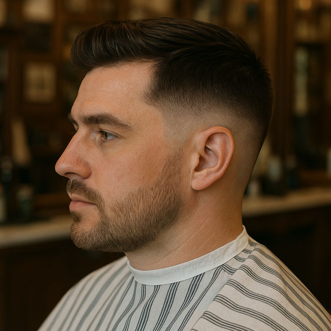 drop fade bij kapper