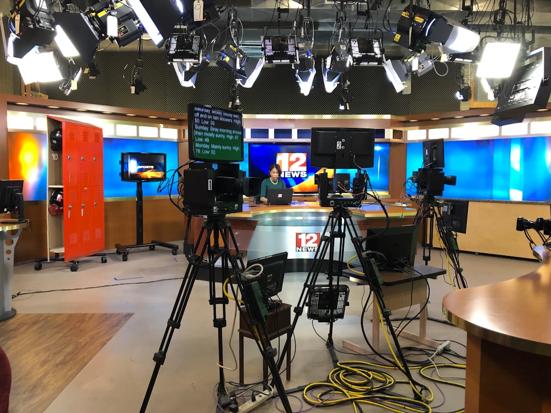 Television News Studio