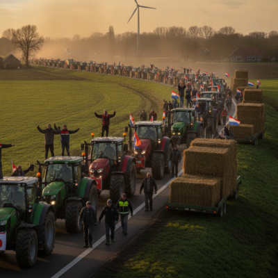 Boeren voeren landelijke protesten tegen stikstofplannen