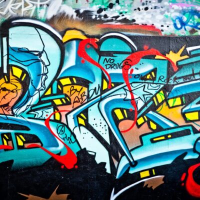 Graffiti workshop met spuitbussen