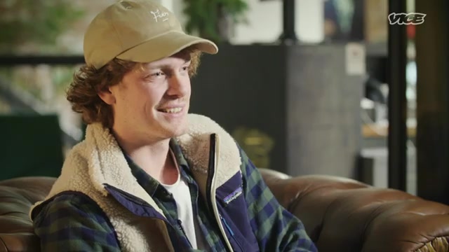 Martijn Lakemeier tijdens het VICE Interview