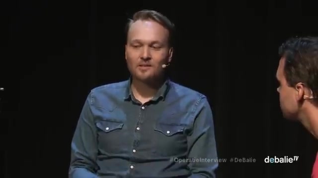 Arjen Lubach in gesprek bij De Balie