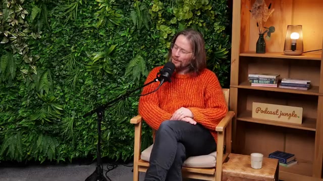 Giel Beelen tijdens een podcastgesprek