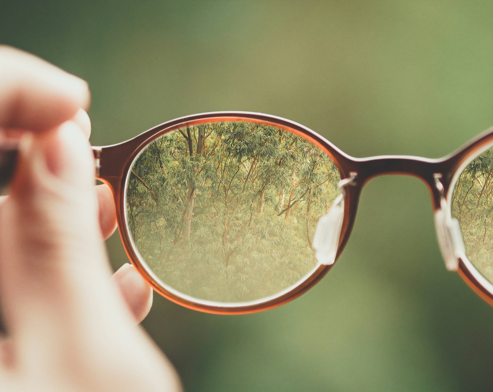 Bril met multifocale glazen bij de opticien