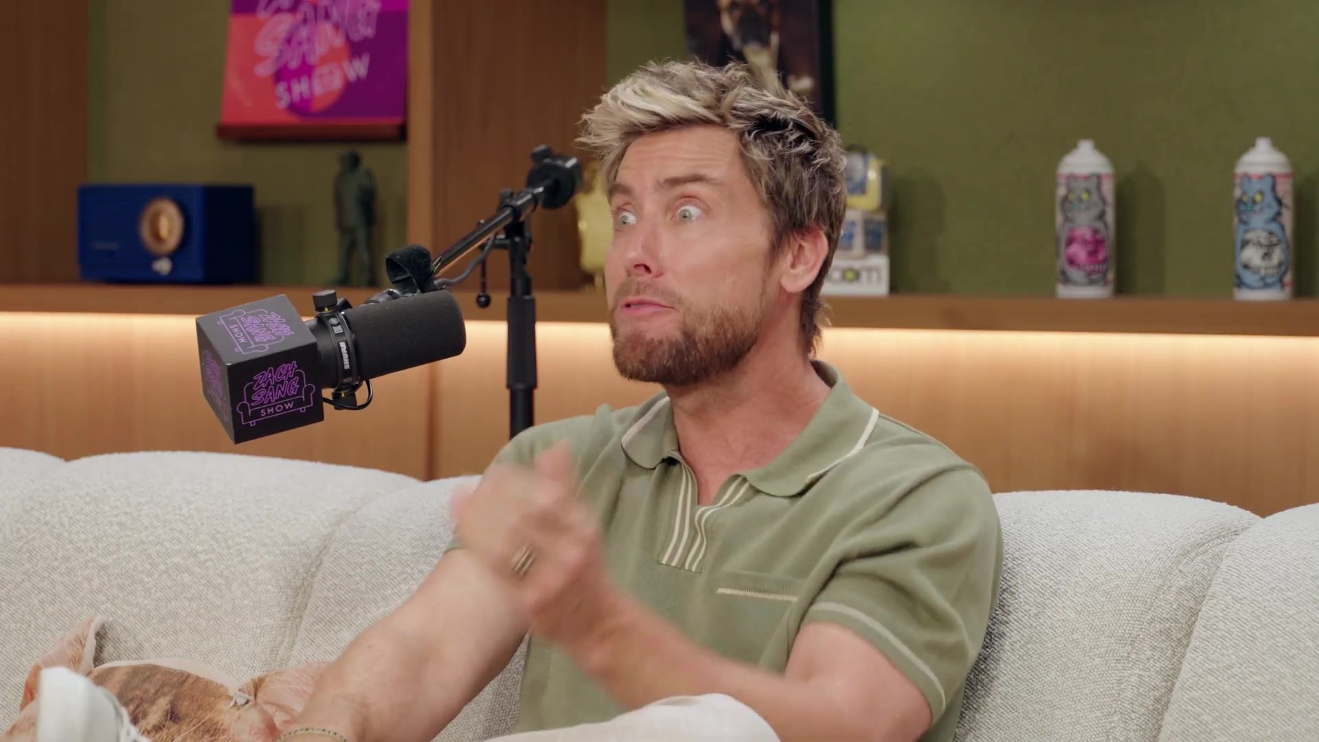 Lance Bass in gesprek in The Zach Sang Show